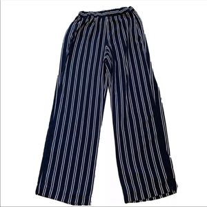 Michael Kors Striped Wide Leg Pants Size M